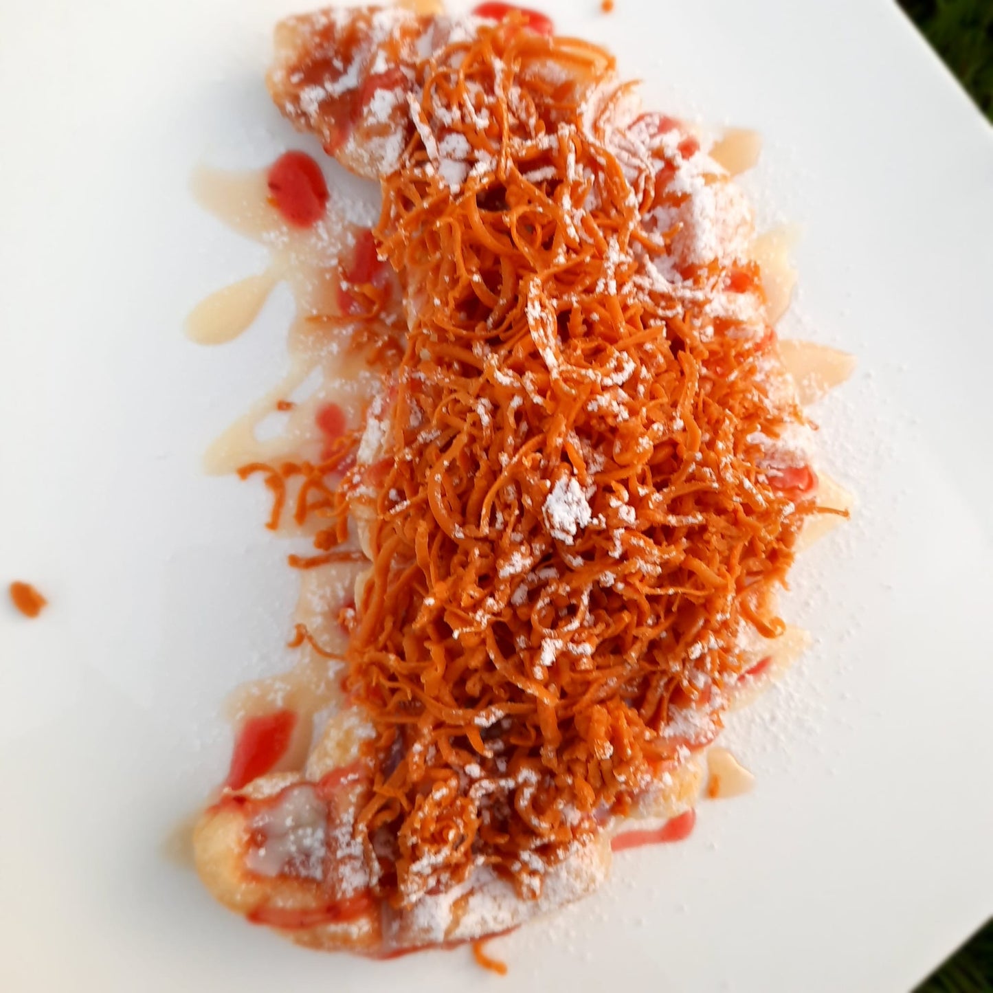 Brown Cheese Croffle