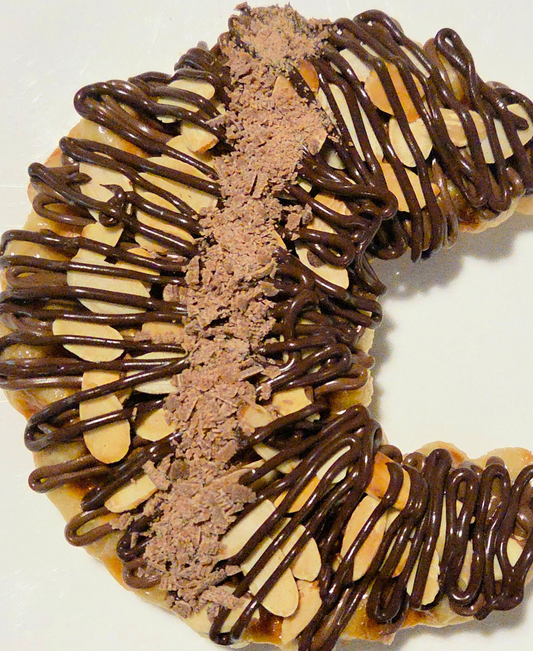 Cocoa Kiss Nutella with Almond Croffle