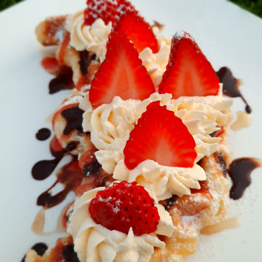 Strawberry Croffle